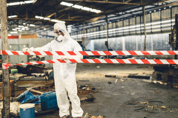 Professional Trauma Scene Cleanup technician working in Sheboygan Falls, WI